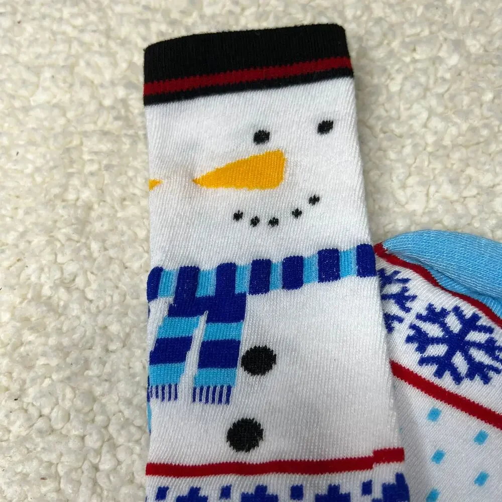 Snowman Girls Knee Socks